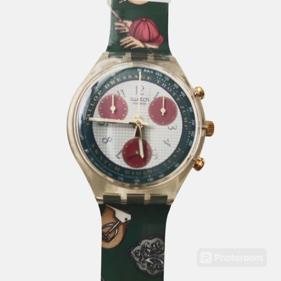 Swatch 1993 vintage Chrono Riding Star SCK102 new in box with new battery - Picture 1 of 9